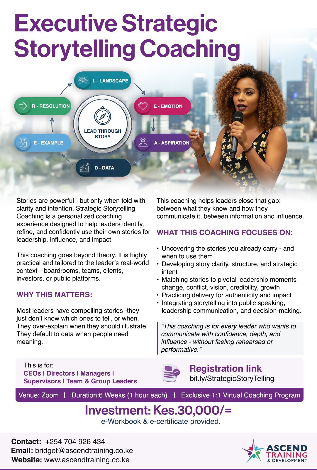 Executive Strategic Storytelling Coaching